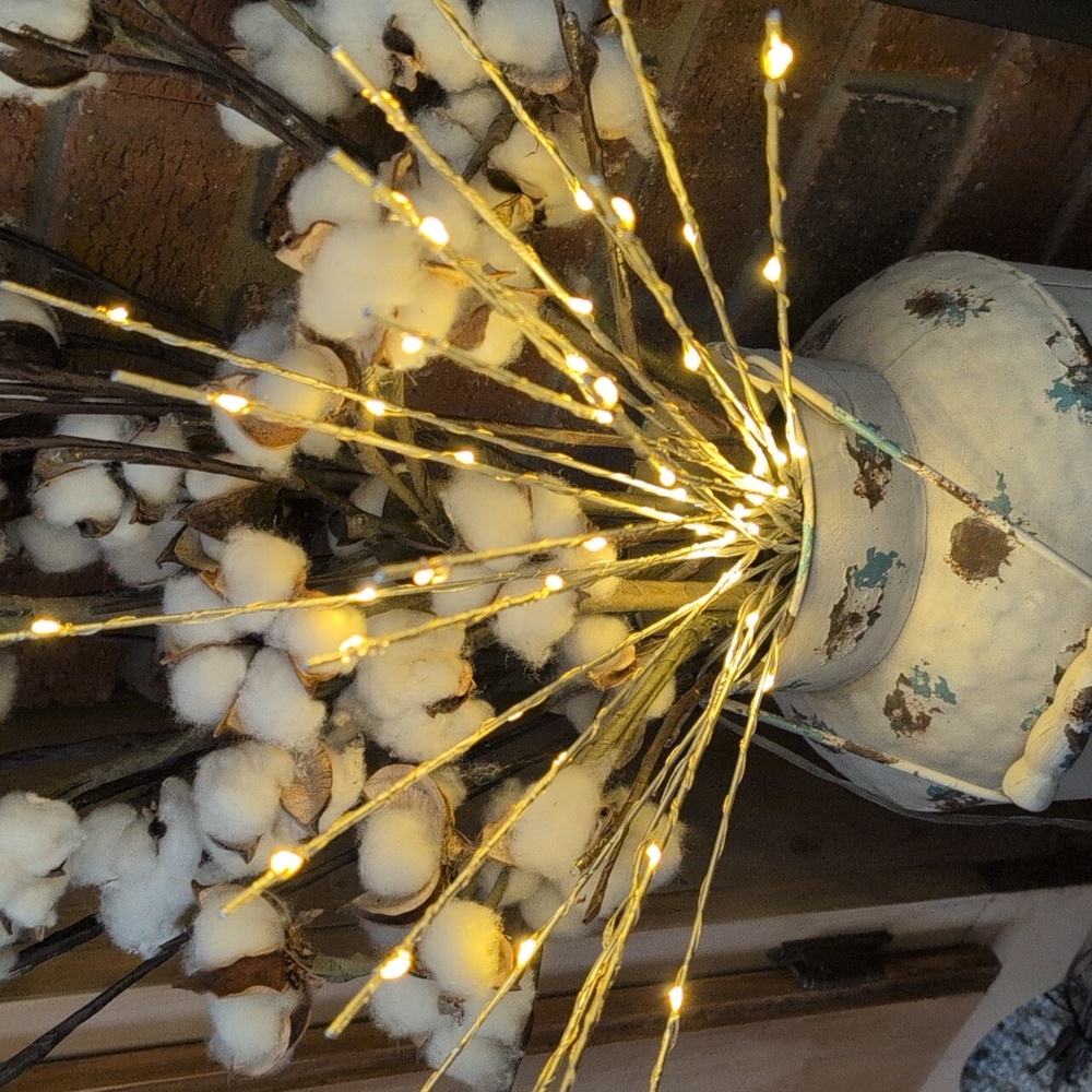 Battery operated light up branches